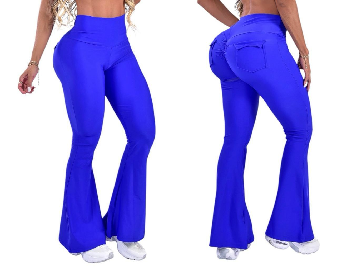 PANTALÓN BOTA CAMPANA CON BOLSILLOS