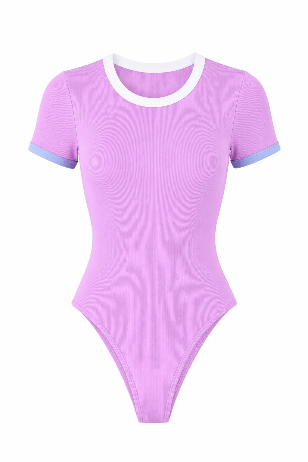 BODY MANGA CORTA CLÁSICO CON SESGO PREMIUM Ref. 803