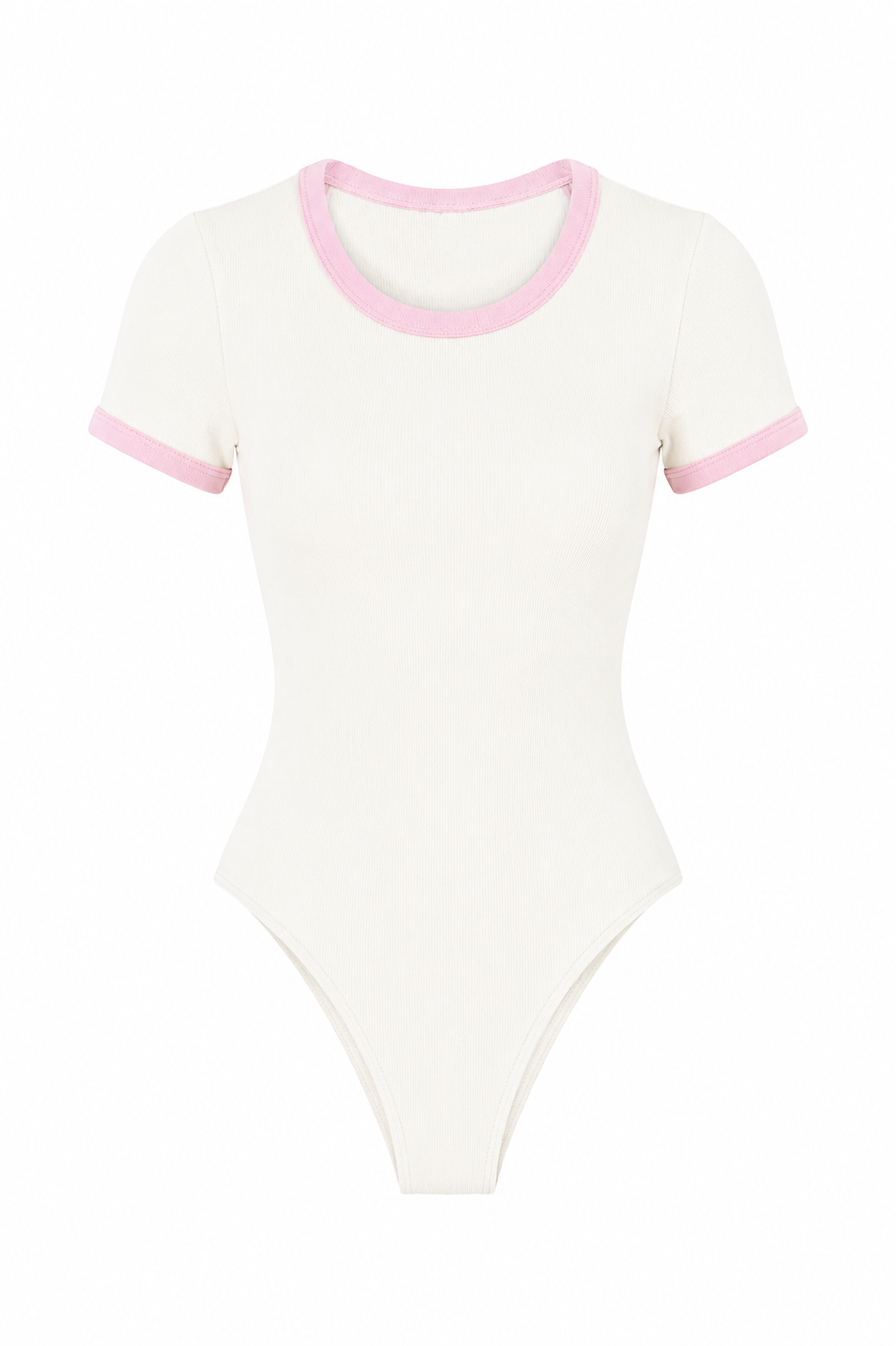 BODY MANGA CORTA CLÁSICO CON SESGO PREMIUM Ref. 803
