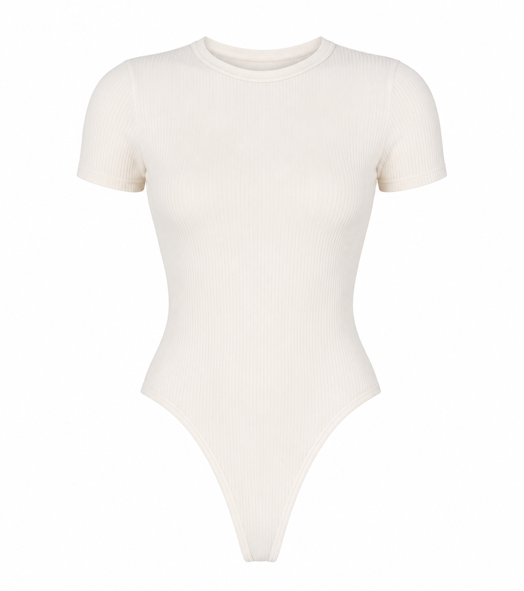 BODY MANGA CORTA CON ESCOTE ESPALDA PREMIUM Ref. 805