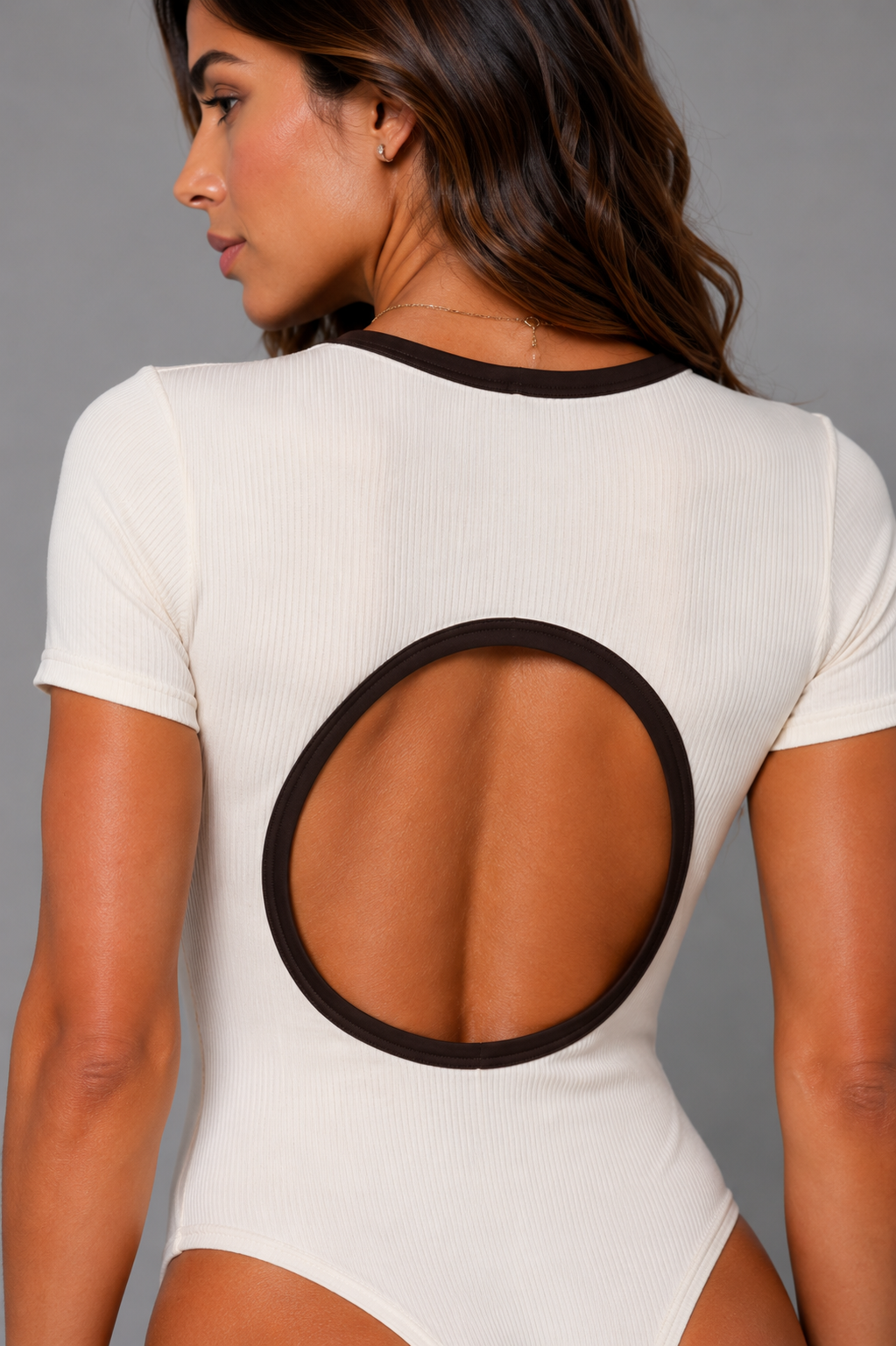 BODY MANGA CORTA Y SESGO PREMIUM Ref. 808