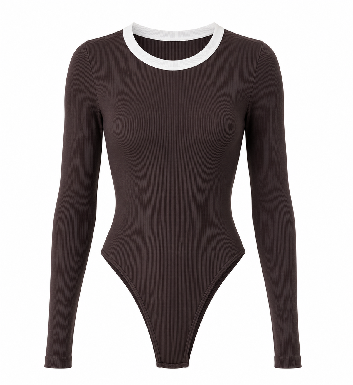 BODY MANGA LARGA CON ESCOTE ESPALDA Y SESGO PREMIUM Ref. 807