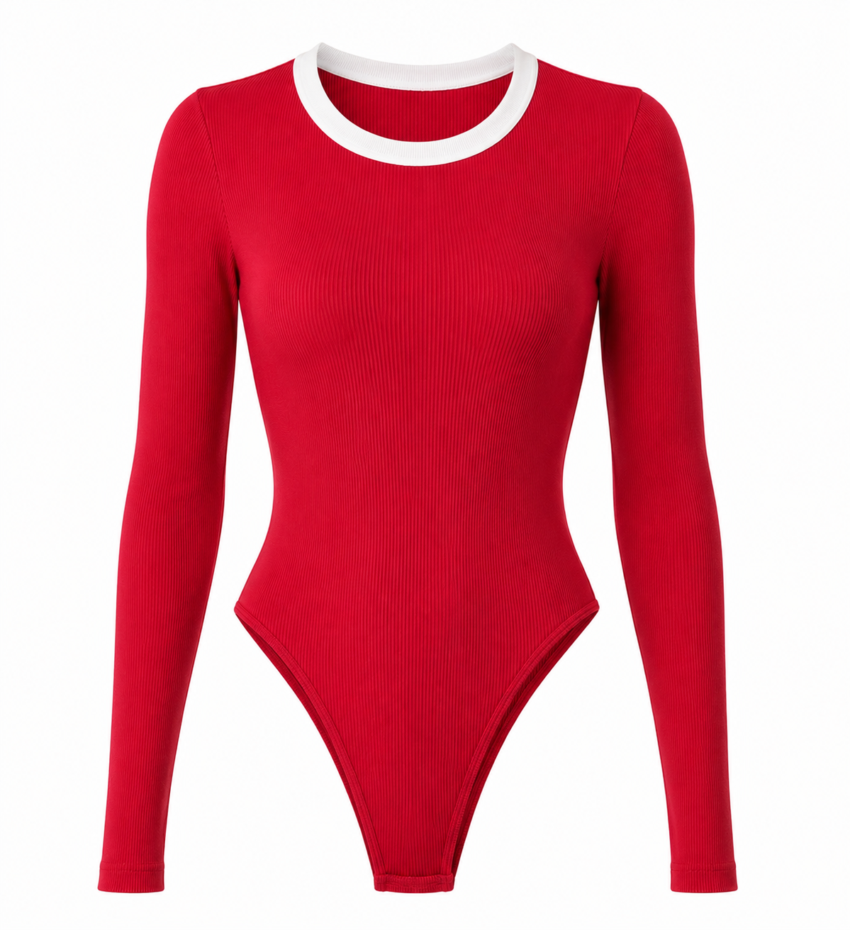 BODY MANGA LARGA CON ESCOTE ESPALDA Y SESGO PREMIUM Ref. 807
