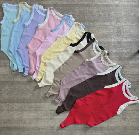 BODY SIZO CON SESGO UNICOLOR EN TELA PREMIUM REF 801