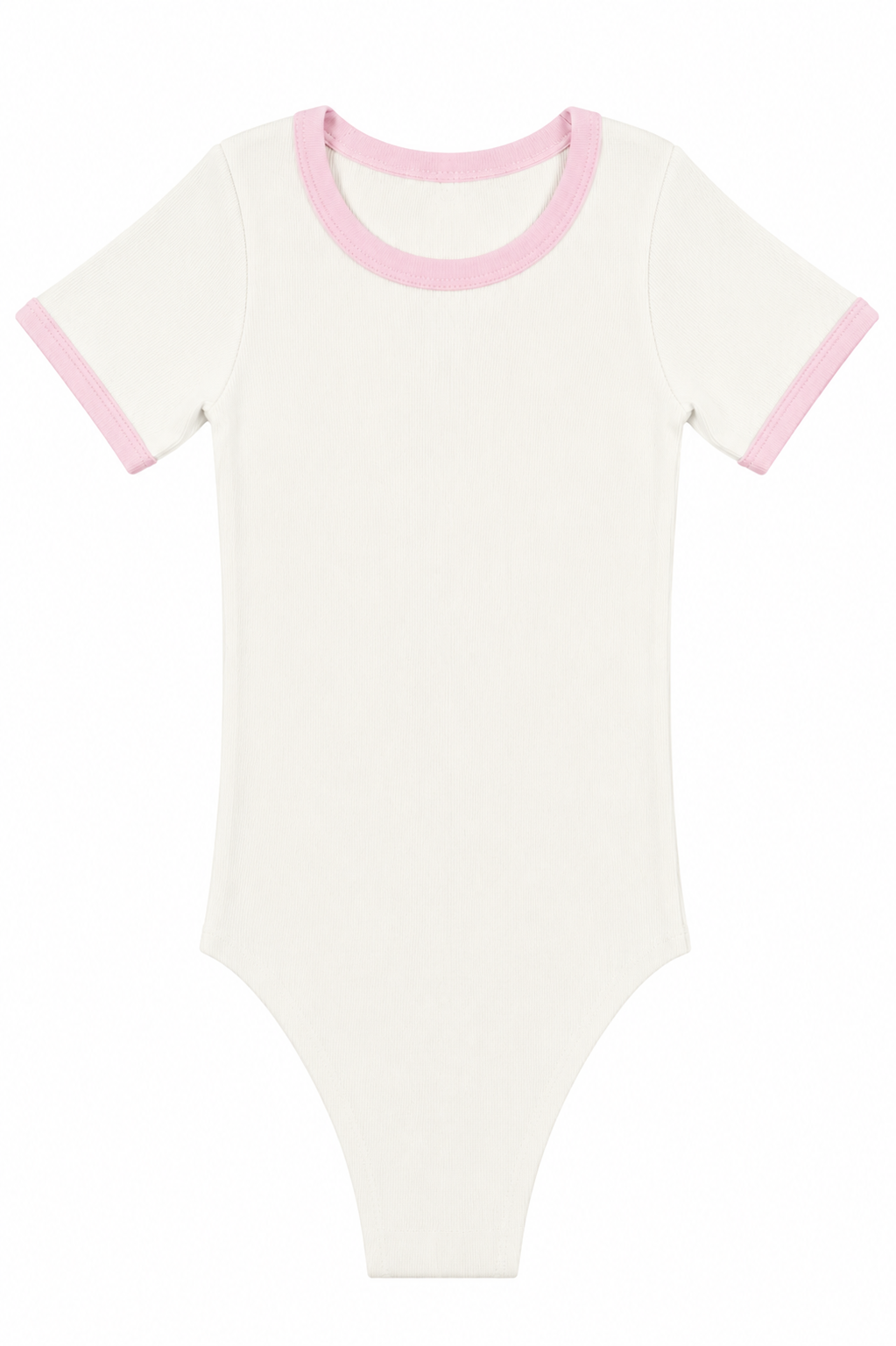 BODY MANGA CORTA CLÁSICO CON SESGO PREMIUM Ref. 803