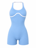 ENTERIZO HALTER DOBLE PUSH CON SESGO EN TELA PREMIUM  Ref. 6045