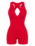 ENTERIZO DOBLE REALCE CON CREMALLERA  Ref. 6066