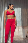 SET DE LEGGINGS DOBLE PUSH LASER Y TOP NAC