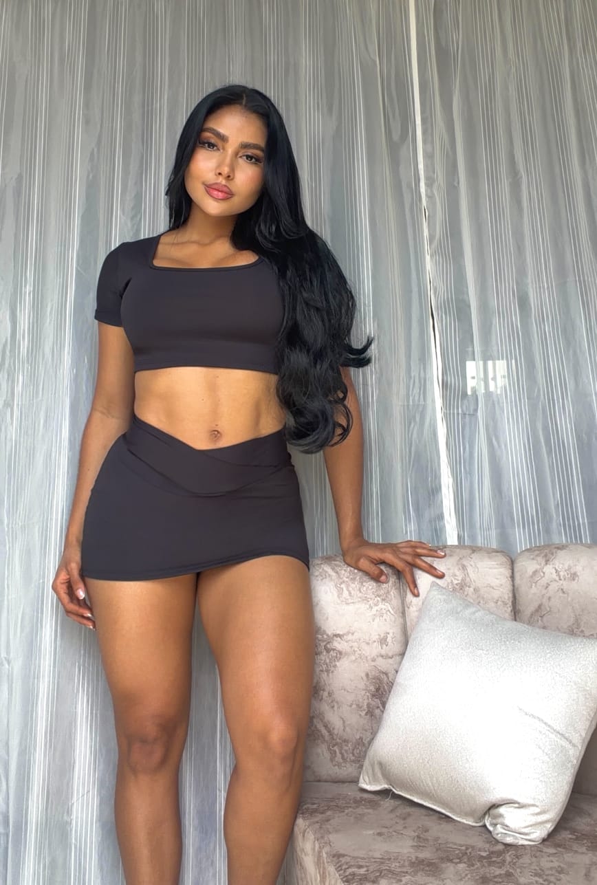 SET DE FALDA SHORT Y CAMISA NAC REF 6506
