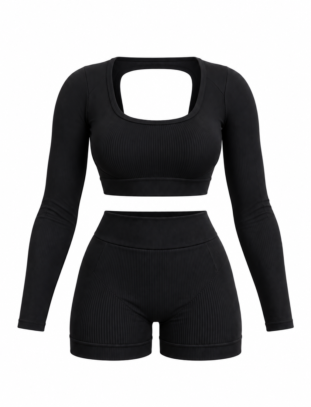 SET DE SHORT CON DOBLE REALCE Y BUZO ESCOTE NACIONAL  Ref. Buzo 3062 Ref. Short 200