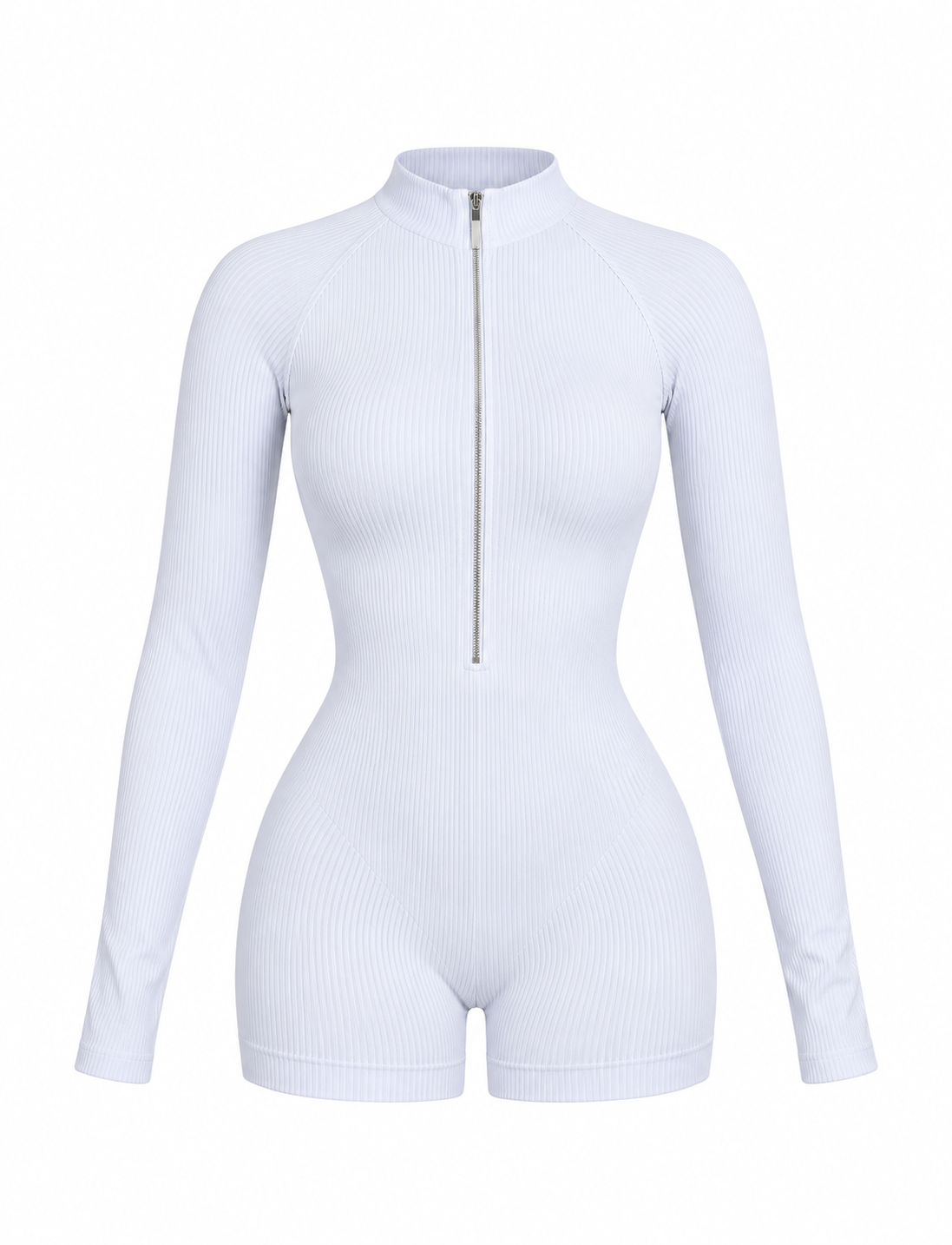 ENTERIZO DOBLE REALCE CON CREMALLERA EN TELA PREMIUM Ref. 6062