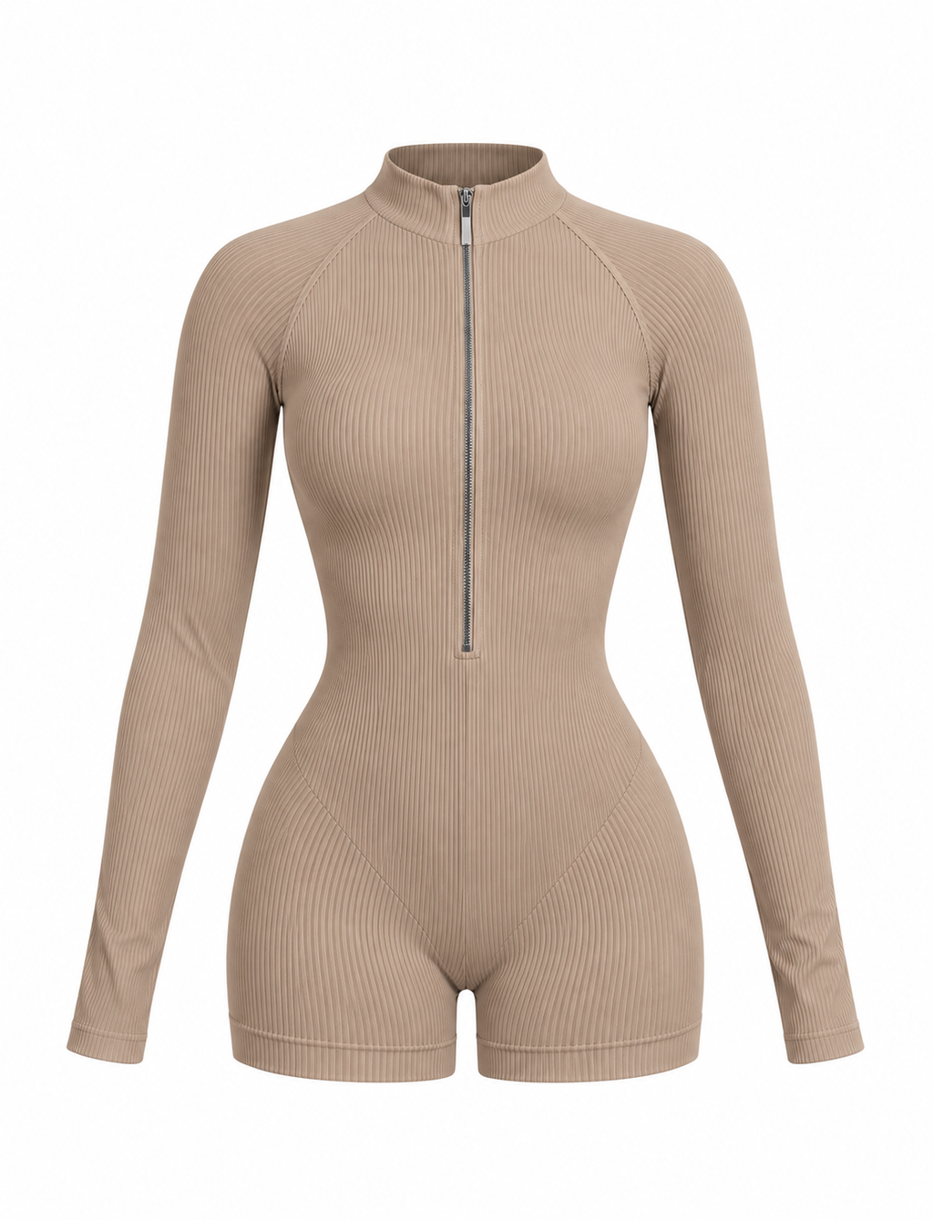 ENTERIZO DOBLE REALCE CON CREMALLERA EN TELA PREMIUM Ref. 6062