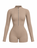 ENTERIZO DOBLE REALCE CON CREMALLERA EN TELA PREMIUM Ref. 6062