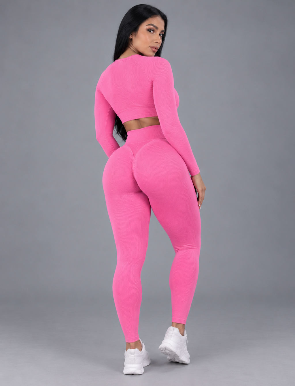 SET DE LEGGINS CON DOBLE REALCE Y BUZO CORTO NACIONAL  Ref. Buzo 306 Ref. Leggins 600
