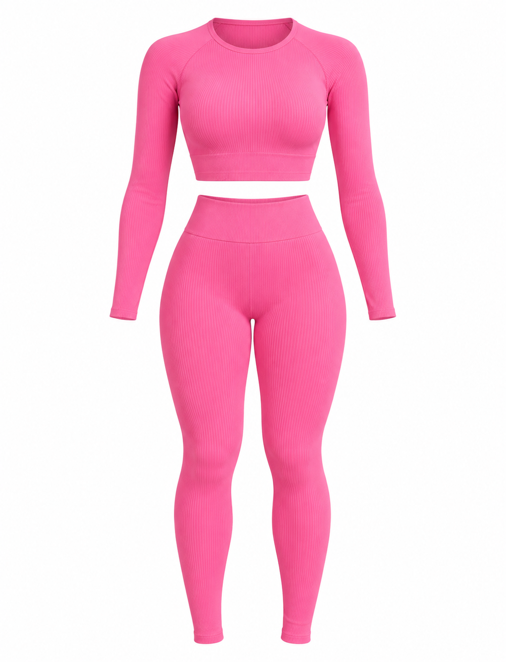 SET DE LEGGINS CON DOBLE REALCE Y BUZO CORTO NACIONAL  Ref. Buzo 306 Ref. Leggins 600