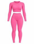 SET DE LEGGINS CON DOBLE REALCE Y BUZO CORTO NACIONAL  Ref. Buzo 306 Ref. Leggins 600