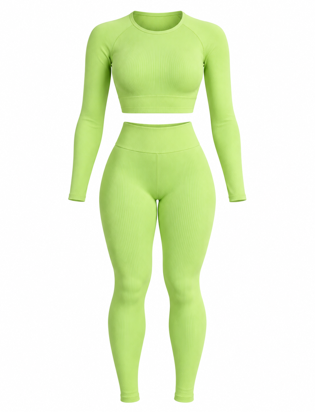 SET DE LEGGINS CON DOBLE REALCE Y BUZO CORTO NACIONAL  Ref. Buzo 306 Ref. Leggins 600