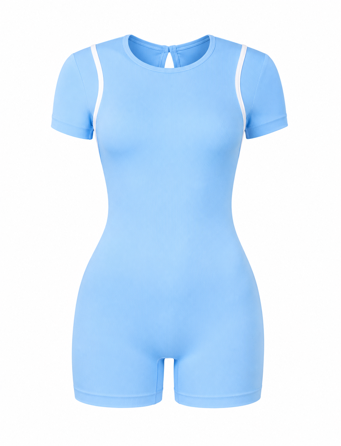 ENTERIZO DOBLE REALCE CON SESGO PREMIUM  Ref. 6079