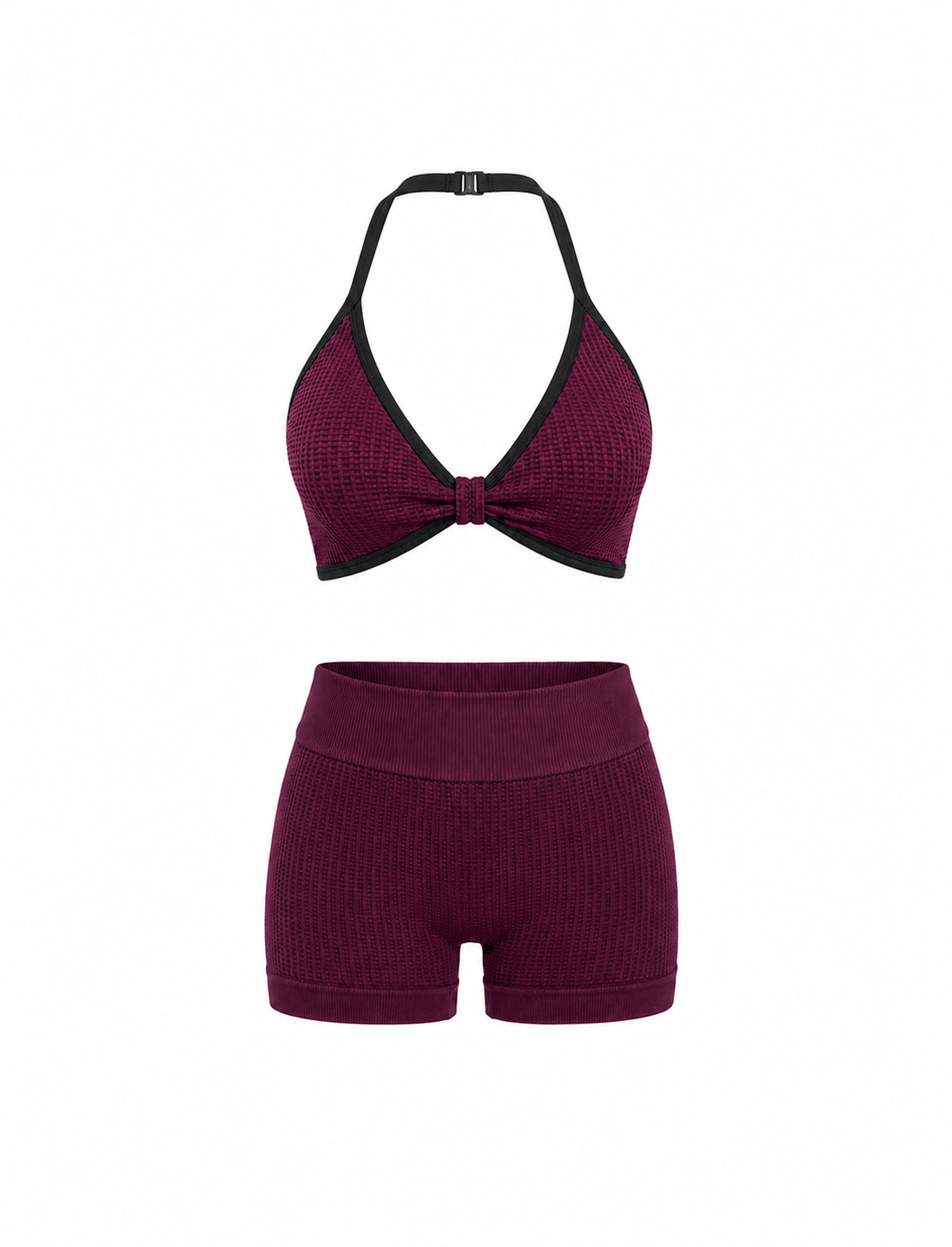 SET SHORT DOBLE REALCE Y TOP NACIONAL TELA GALLETA  Ref. Short 210 – Top 3102