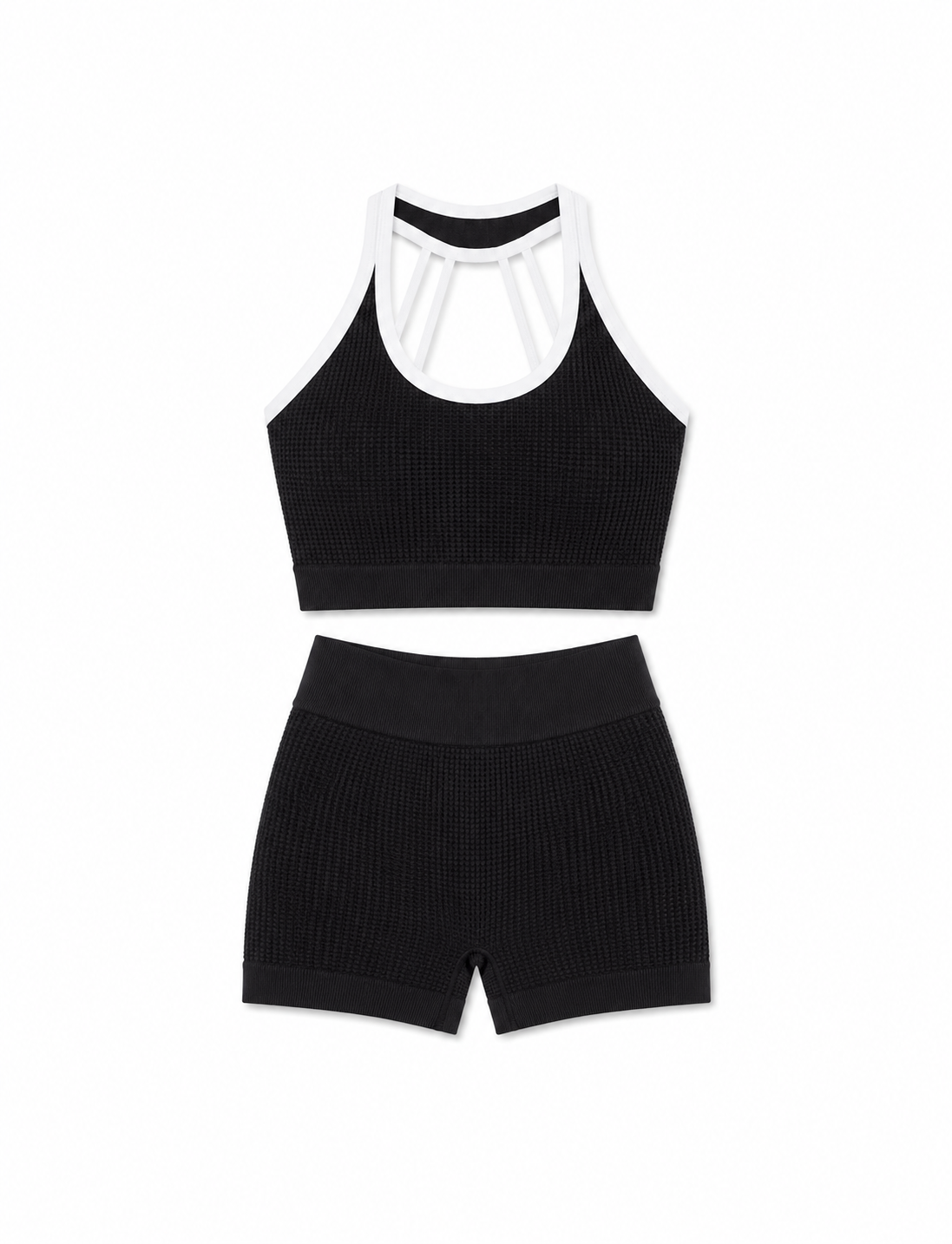 SET SHORT DOBLE REALCE Y TOP NACIONAL TELA GALLETA  Ref. Short 210 – Top 3104