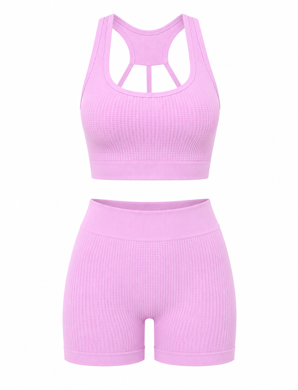 SET DE SHORT DOBLE REALCE Y TOP NACIONAL TELA GALLETA  Ref. Short 210 – Top 3052
