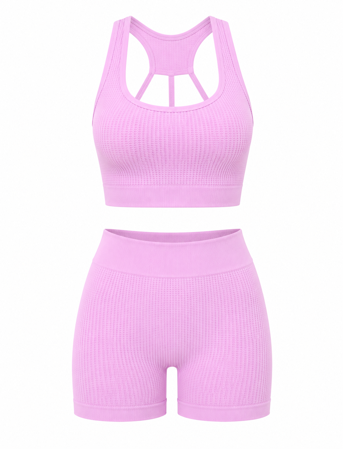 SET DE SHORT DOBLE REALCE Y TOP NACIONAL TELA GALLETA  Ref. Short 210 – Top 3052