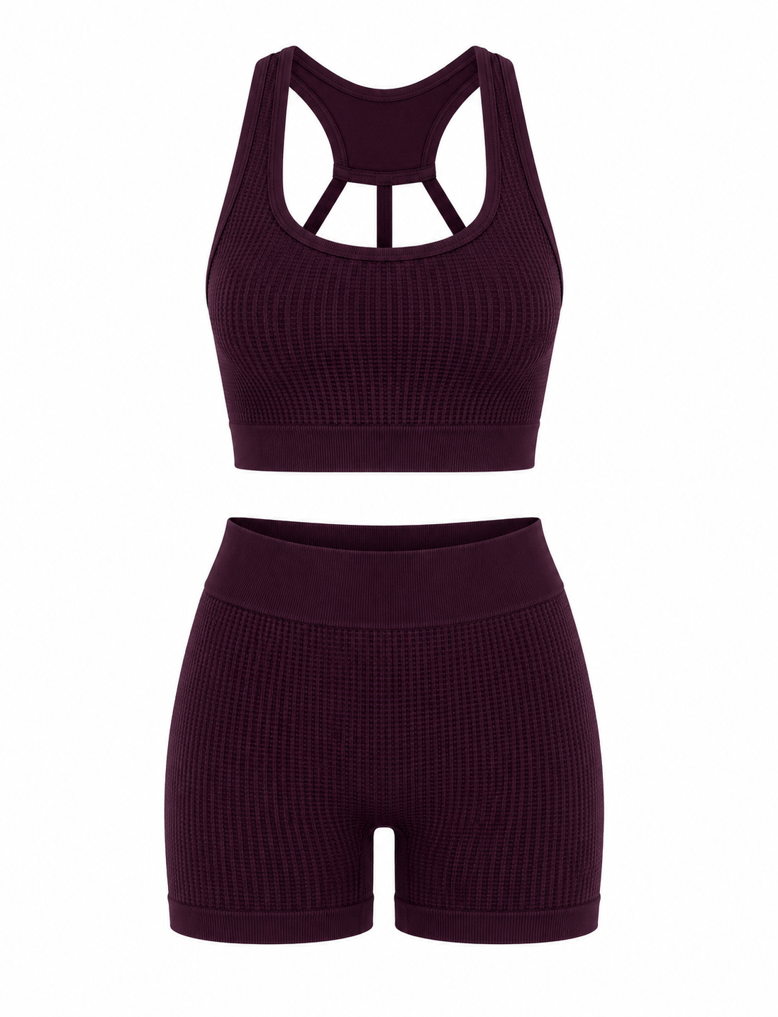 SET DE SHORT DOBLE REALCE Y TOP NACIONAL TELA GALLETA  Ref. Short 210 – Top 3052