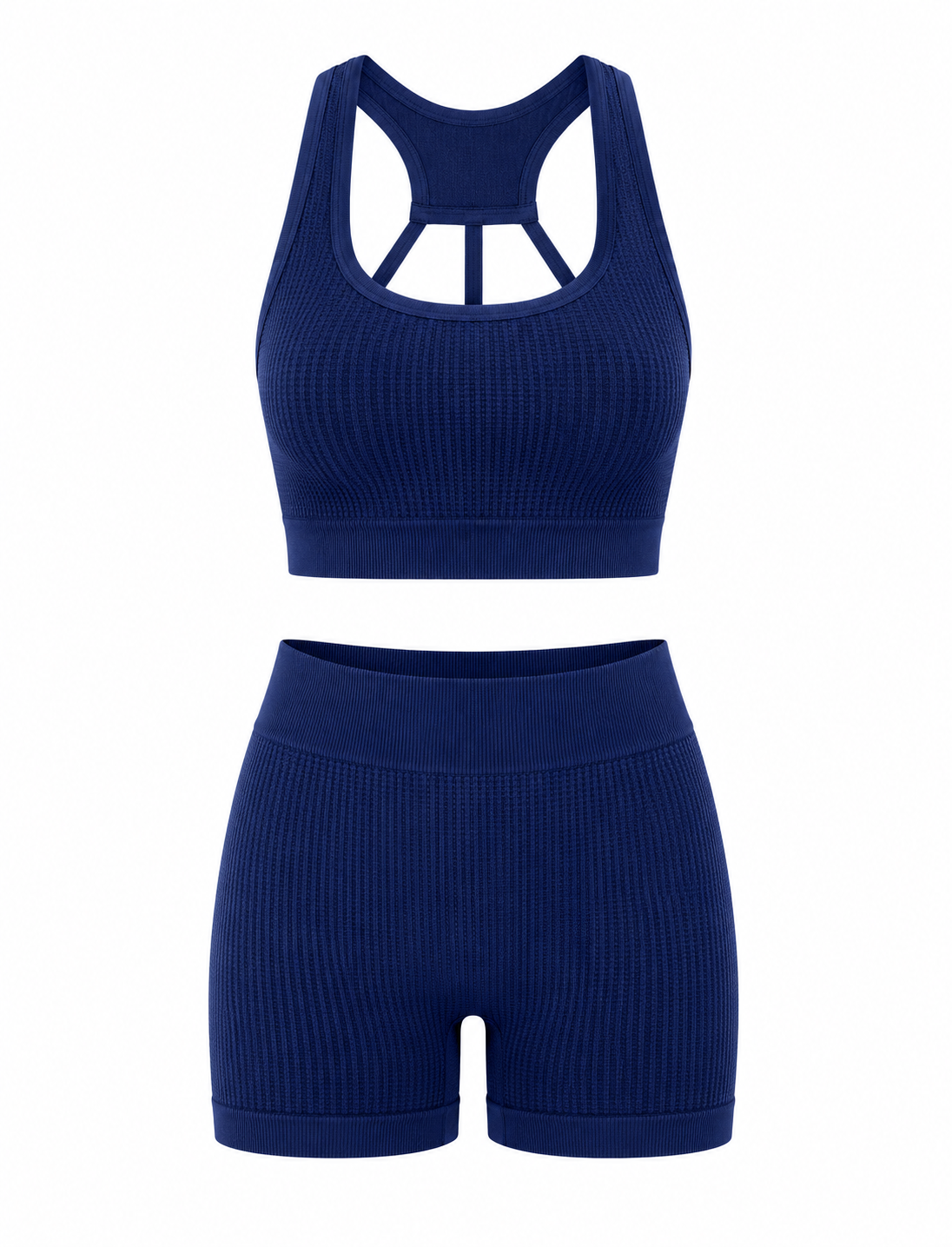 SET DE SHORT DOBLE REALCE Y TOP NACIONAL TELA GALLETA  Ref. Short 210 – Top 3052