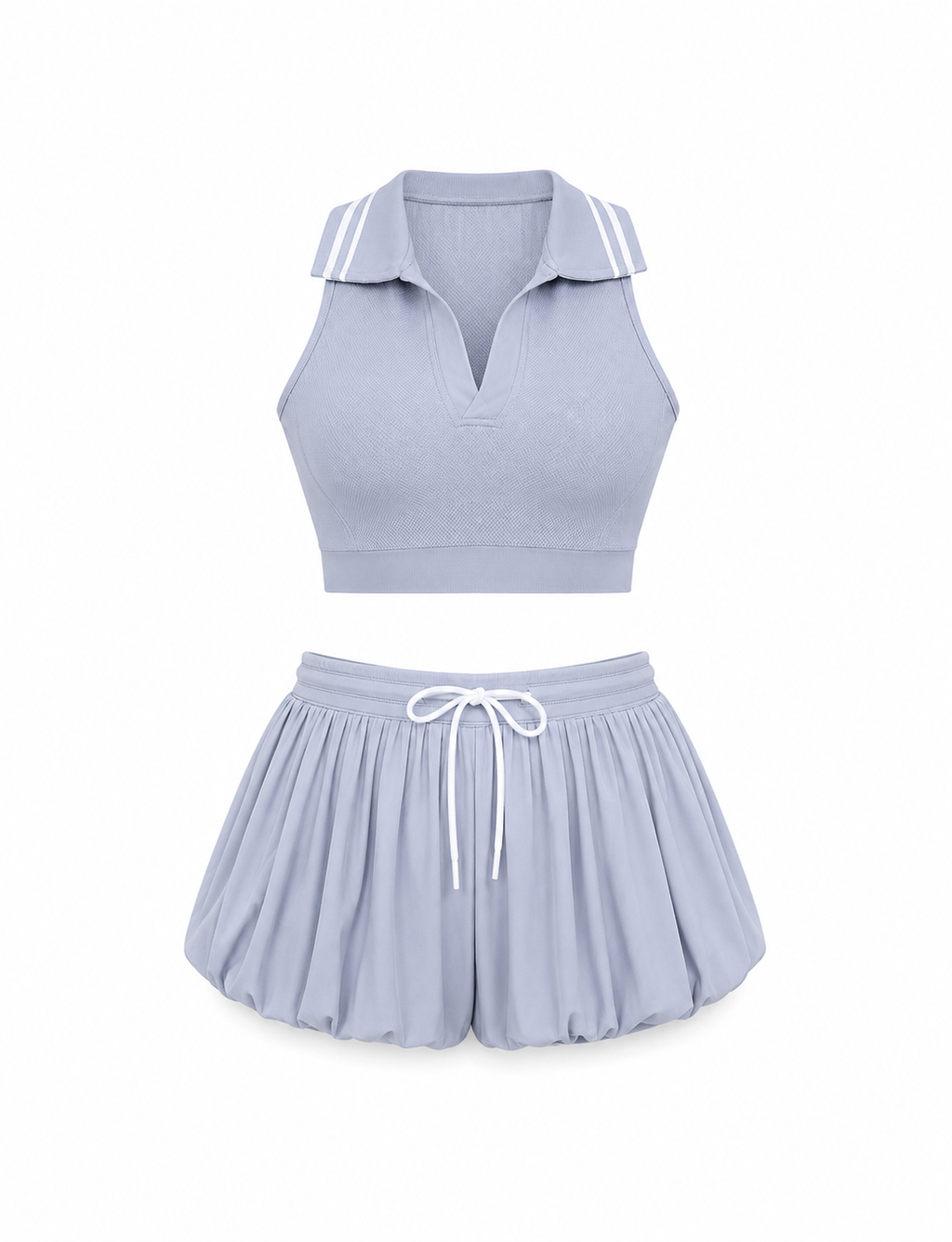 SET FALDA SHORT Y CAMISA CUELLO  Ref. 001