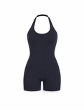 ENTERIZO HALTER DOBLE PUSH CON SESGO PREMIUM  Ref. 6044