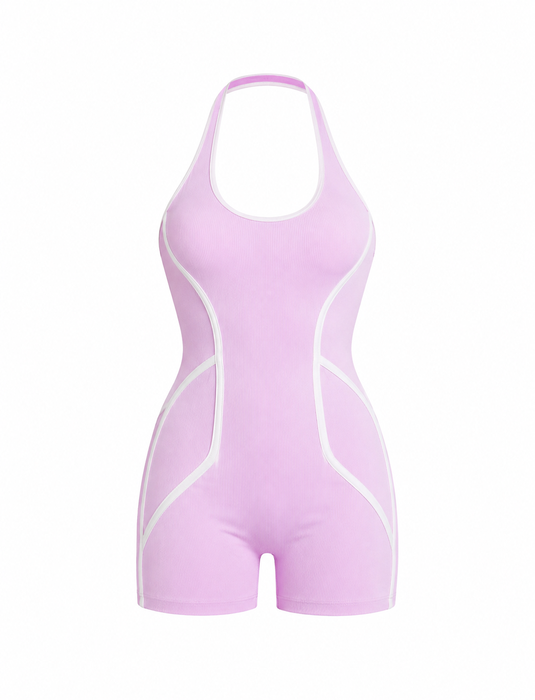ENTERIZO HALTER DOBLE PUSH CON SESGO PREMIUM  Ref. 6044