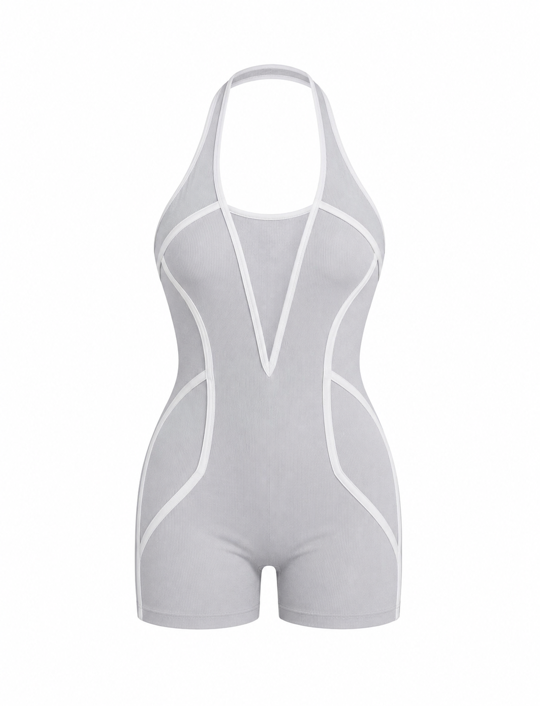ENTERIZO HALTER DOBLE PUSH CON SESGO PREMIUM  Ref. 6044