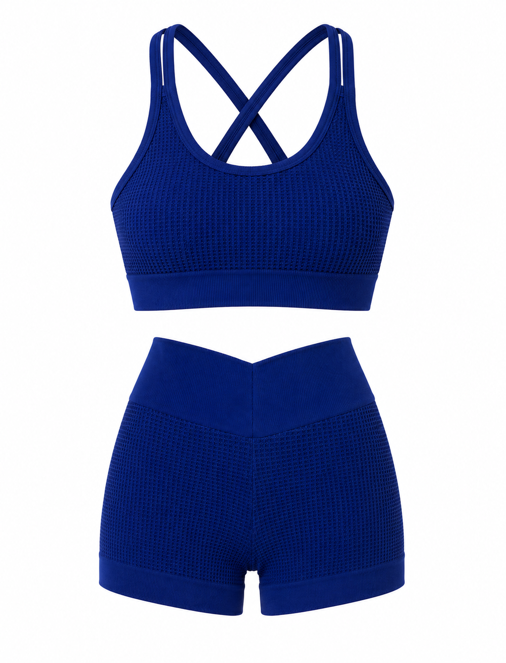 SET SHORT DOBLE REALCE Y TOP TELA GALLETA  Ref. Top 3052 – Short 207