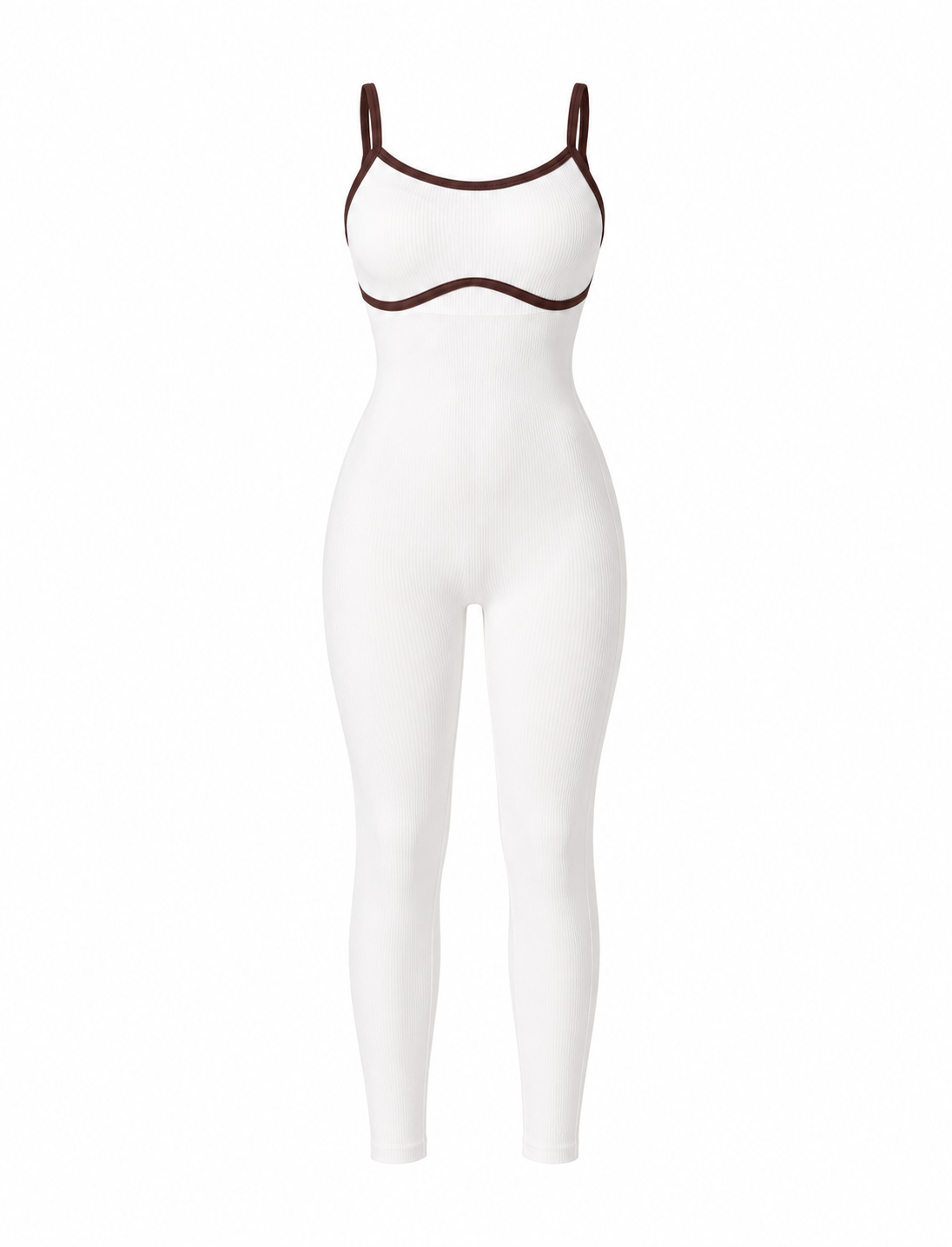 ENTERIZO LARGO DE TIRA GRADUABLE CON SESGO DOBLE PUSH REF 590