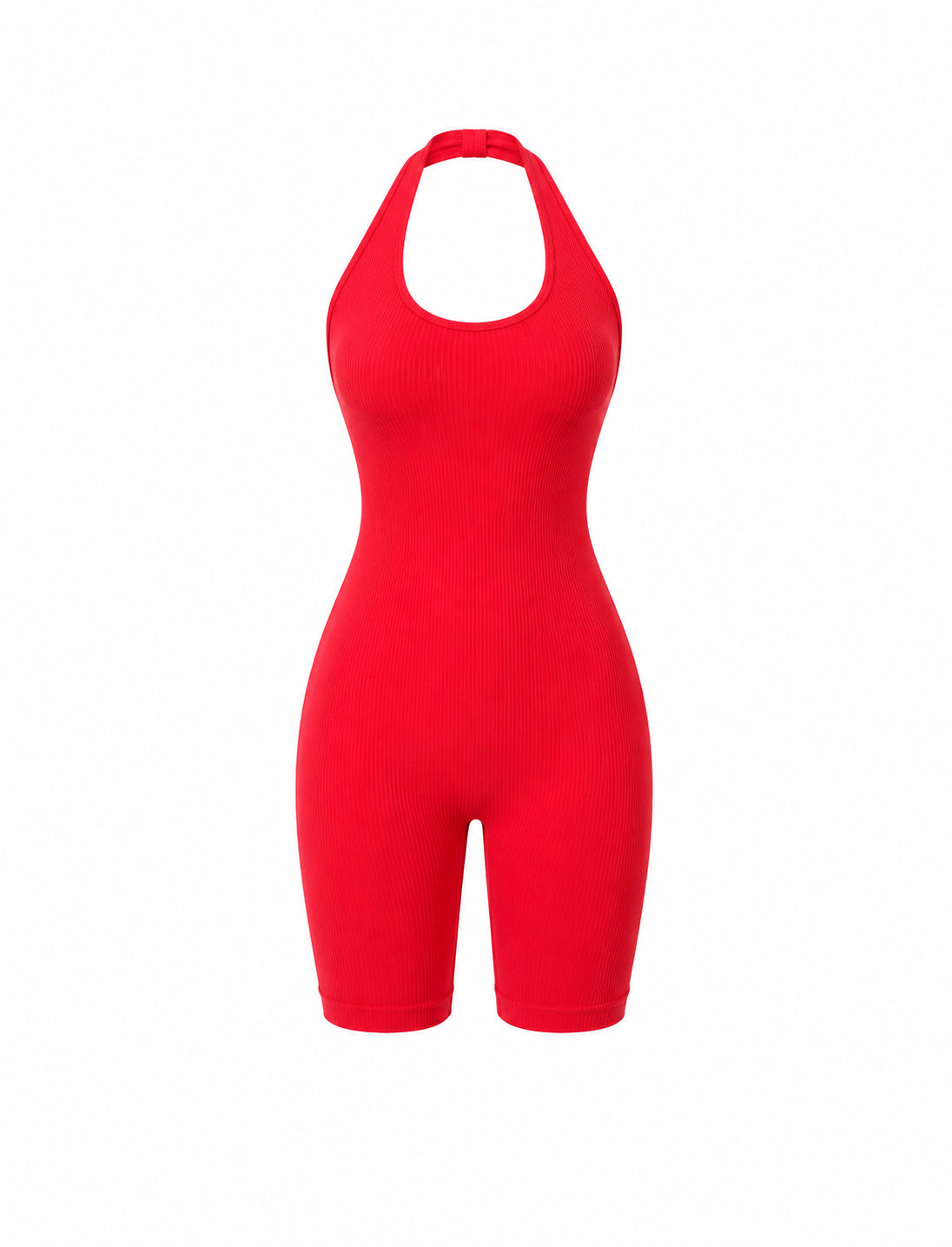 ENTERIZO DOBLE REALCE HALTER BÁSICO  Ref. 6353