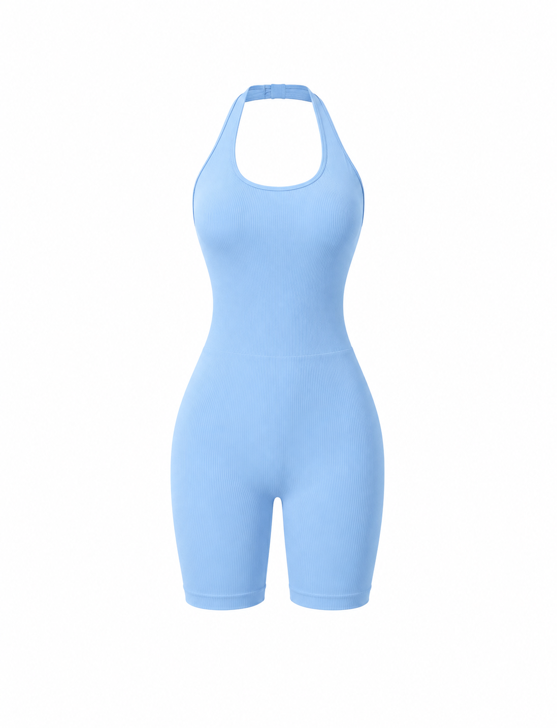 ENTERIZO DOBLE REALCE HALTER BÁSICO  Ref. 6353