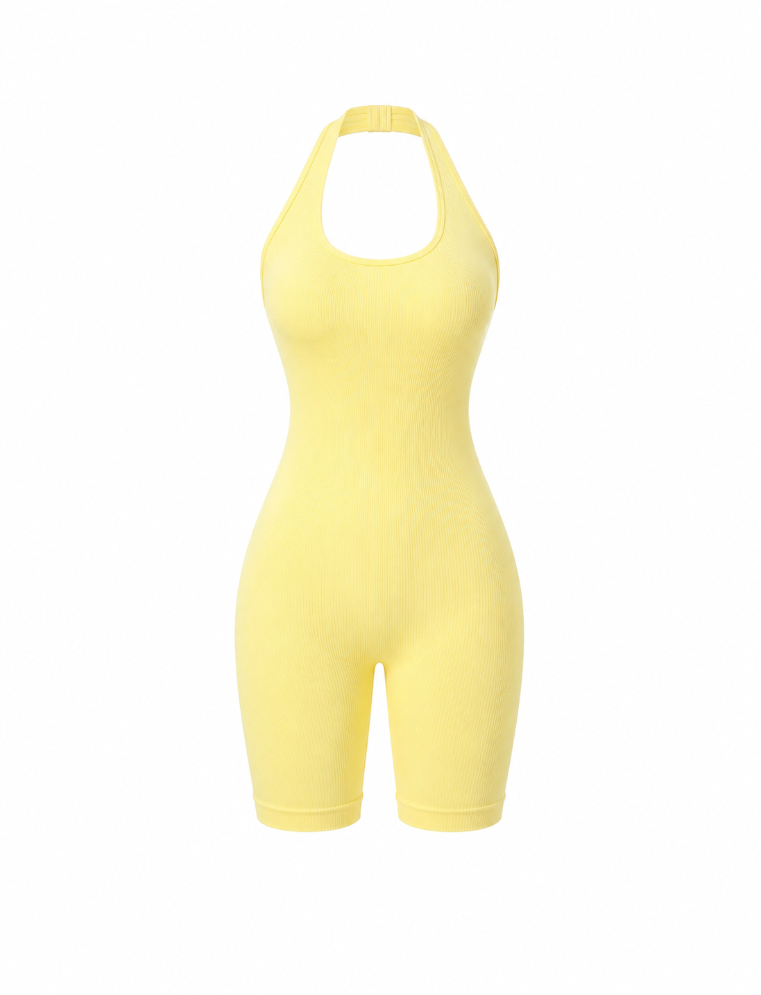 ENTERIZO DOBLE REALCE HALTER BÁSICO  Ref. 6353