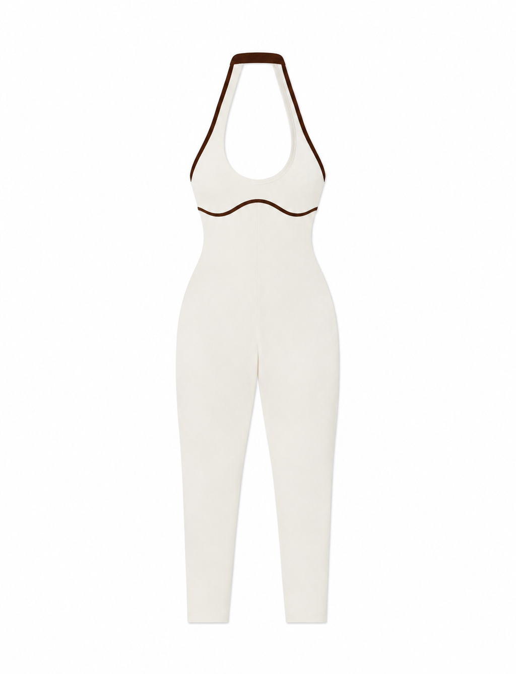 ENTERIZO HALTER DOBLE PUSH CON SESGO PREMIUM  Ref. 6033