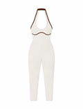 ENTERIZO HALTER DOBLE PUSH CON SESGO PREMIUM  Ref. 6033