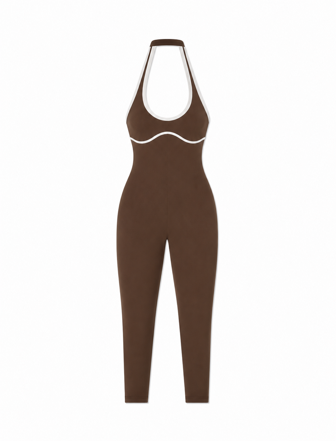 ENTERIZO HALTER DOBLE PUSH CON SESGO PREMIUM  Ref. 6033