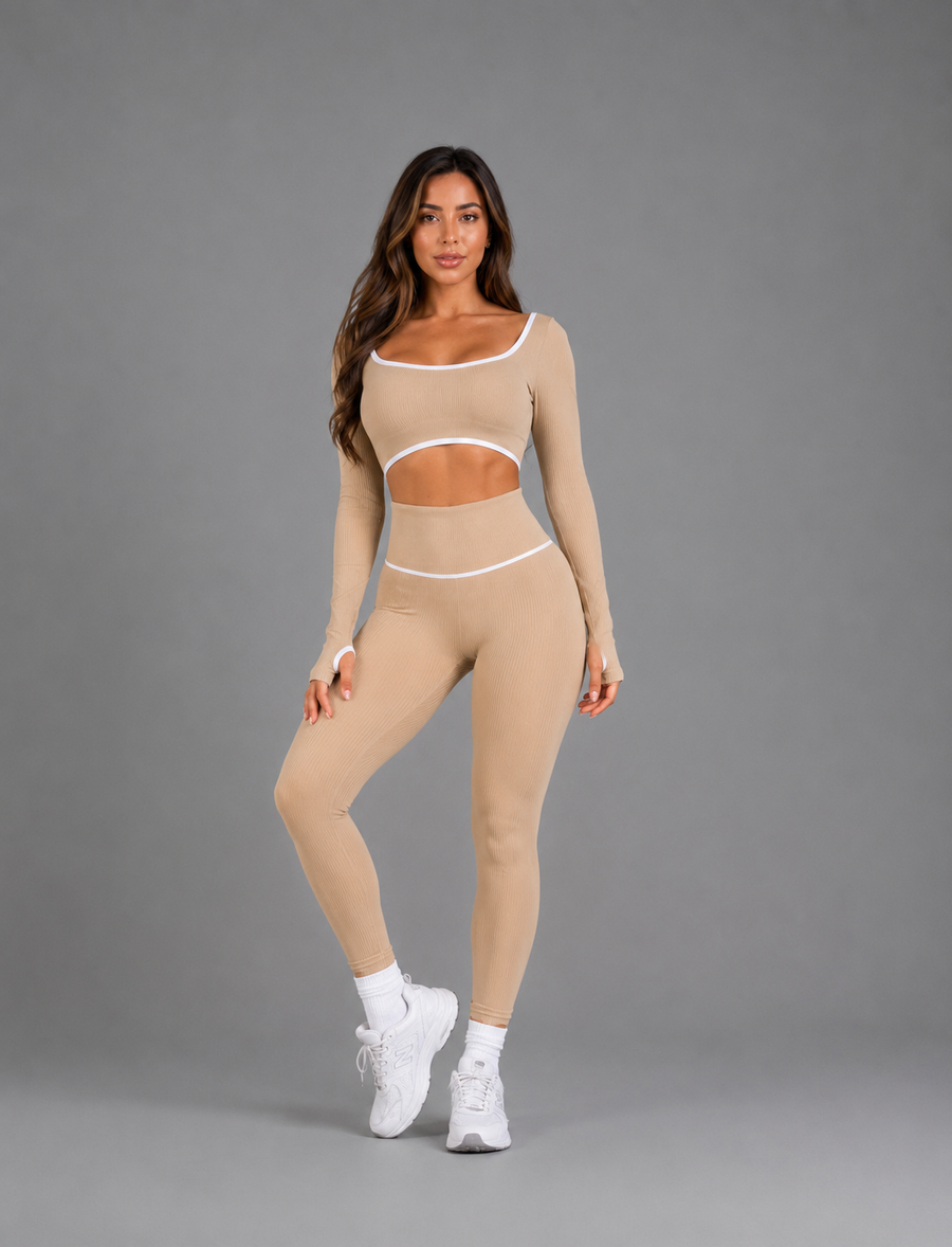 SET DE LEGGINS SIN REALCE Y BUZO IMPORTADO  Ref. T144