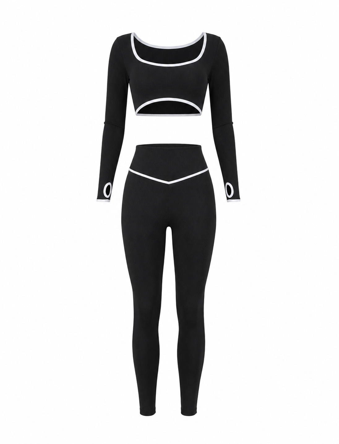 SET DE LEGGINS SIN REALCE Y BUZO IMPORTADO  Ref. T144