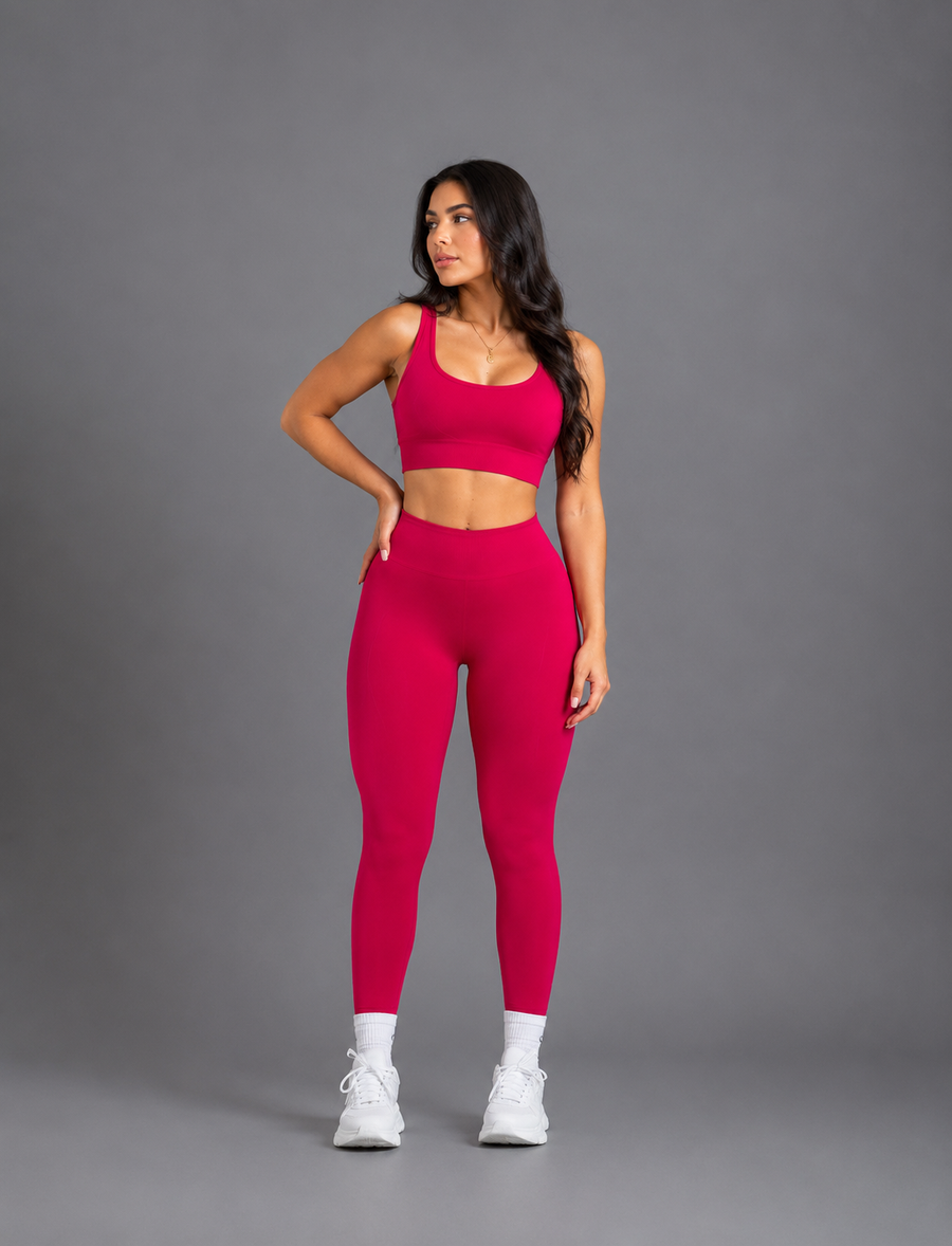 SET LEGGINS Y TOP CON DOBLE PUSH  Ref. 4072