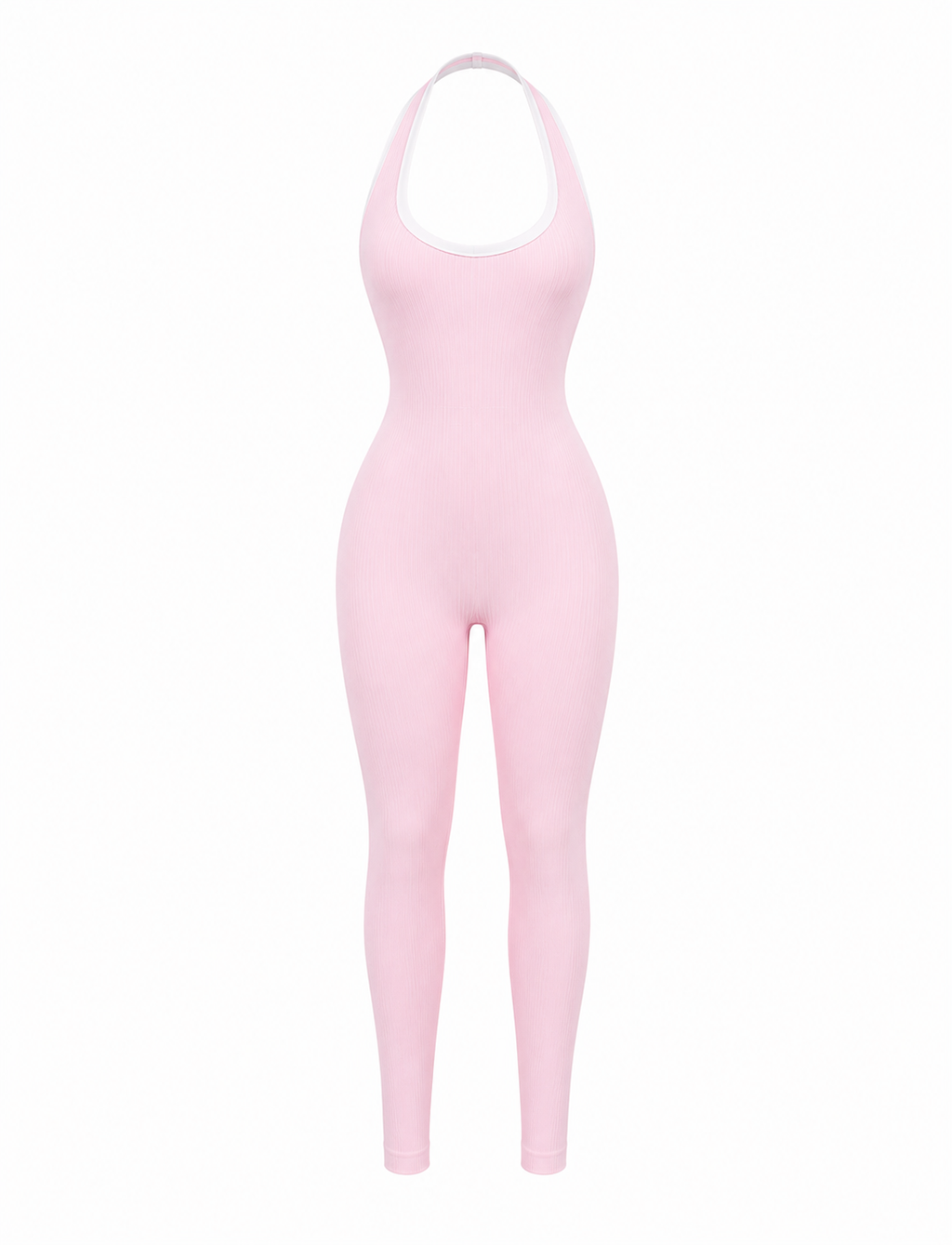 ENTERIZO DOBLE REALCE HALTER CON SESGO  Ref. 6341