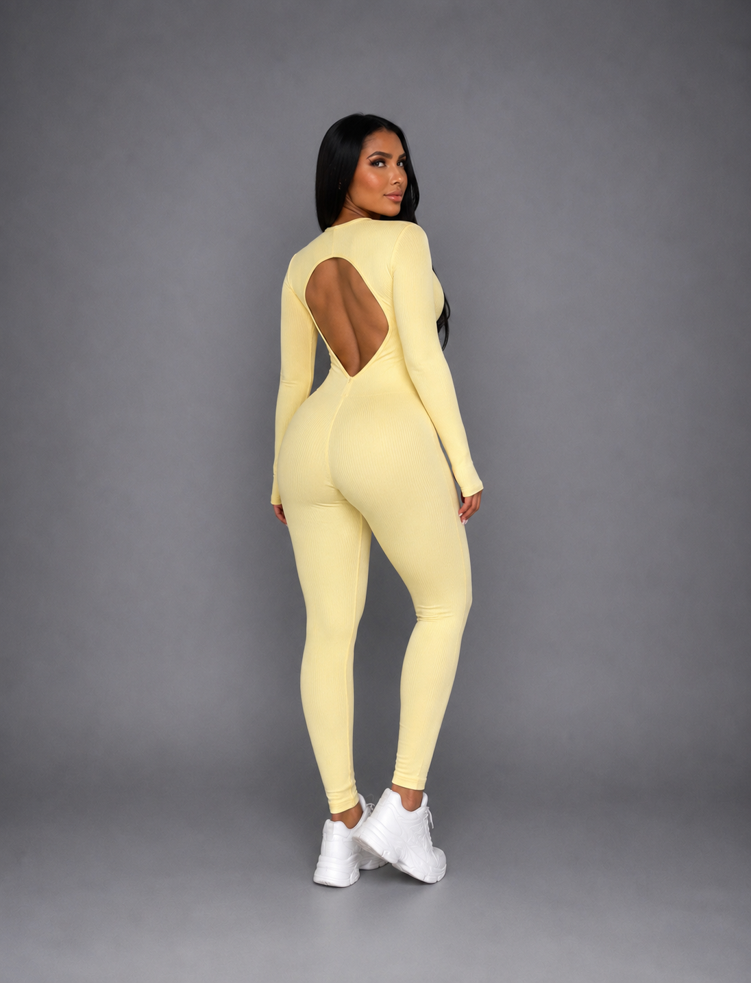 ENTERIZO DOBLE REALCE CON CREMALLERA  Ref. 6059