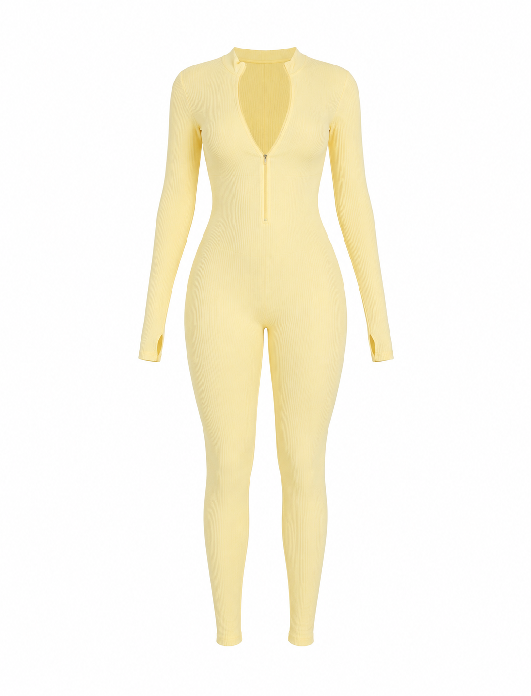ENTERIZO DOBLE REALCE CON CREMALLERA  Ref. 6059
