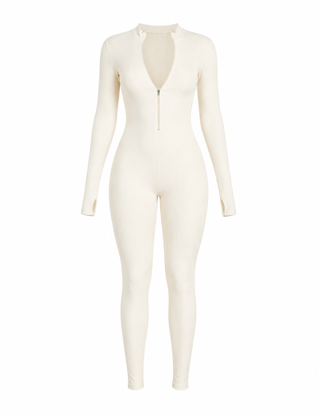 ENTERIZO DOBLE REALCE CON CREMALLERA  Ref. 6059