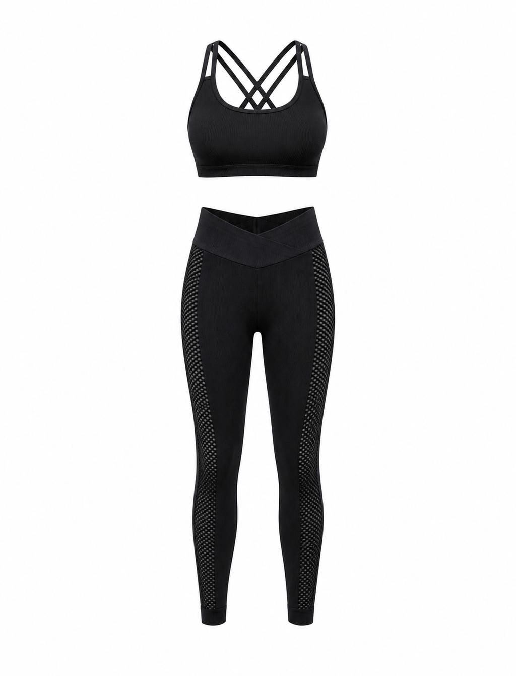 LEGGINS DOBLE REALCE CON BUCOS NACIONAL  Ref. 608