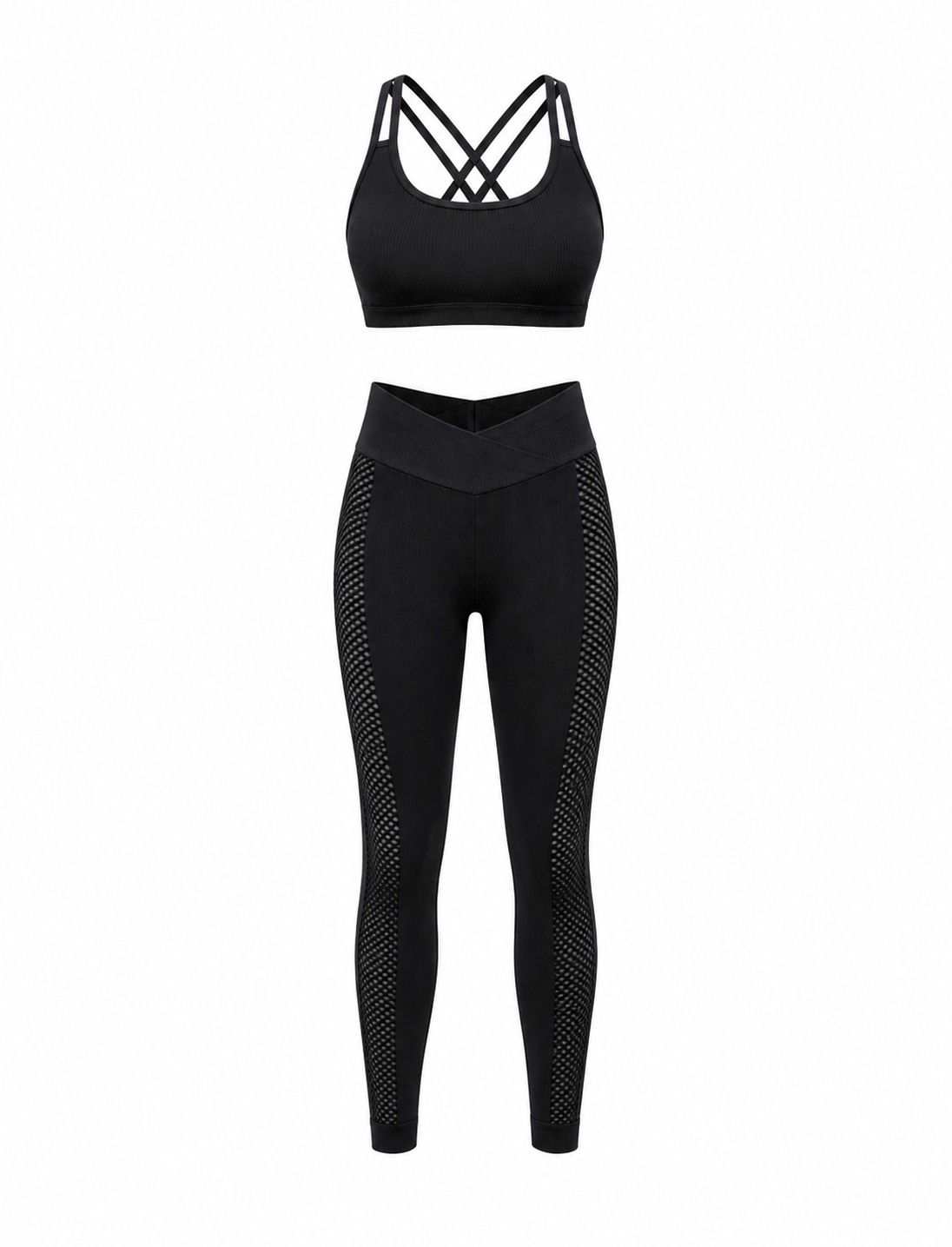 LEGGINS DOBLE REALCE CON BUCOS NACIONAL  Ref. 608