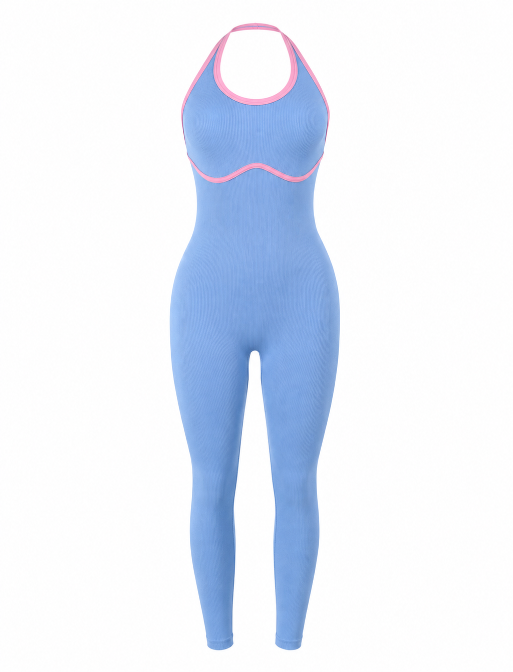 ENTERIZO DOBLE PUSH UP HALTER CON SESGO  Ref. 634